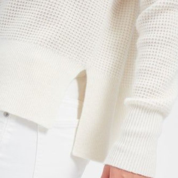 Everlane Cashmere Waffle Knit Sweater - Picture 3 of 12